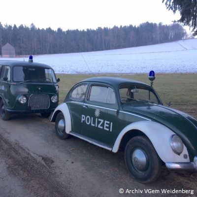 Tannbach Archivfotos Polizeiautos