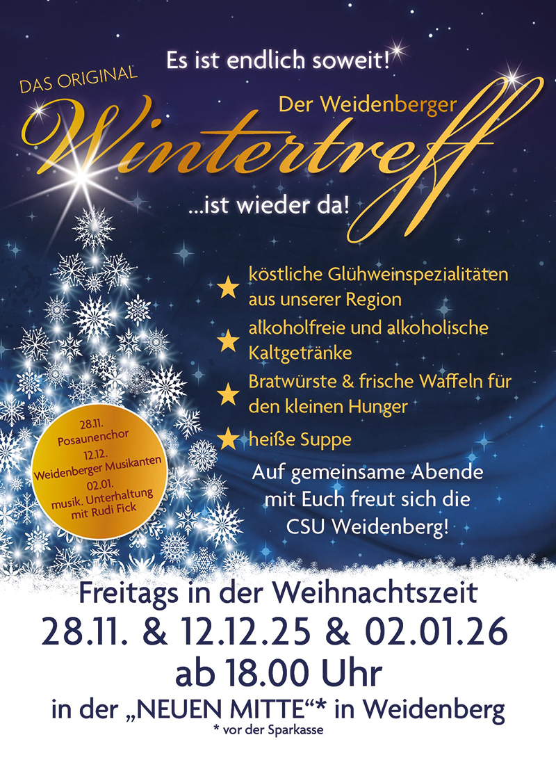 Wintertreff CSU Weidenberg