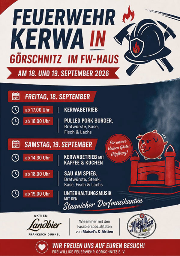 Feuerwehrkerwa in Görschnitz 