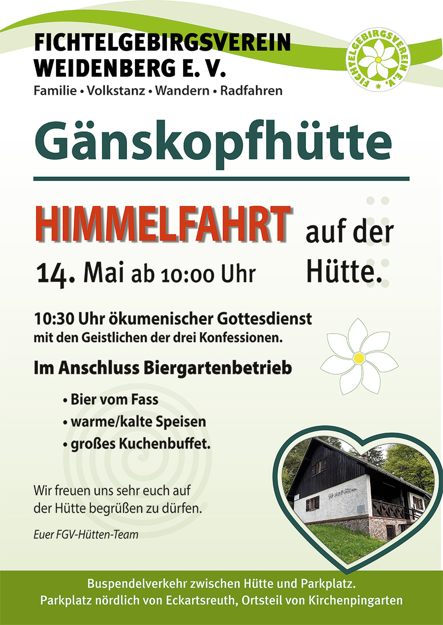 Himmelfahrt auf der Gänskopfhütte