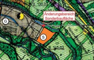 Auszug aus der Planzeichnung Hammer Untersteinach